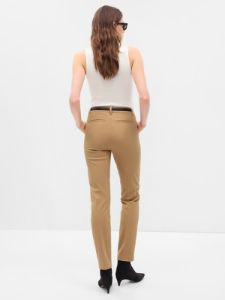 Mid Rise BiStretch Ankle-Zip Slim Pants sold by GAP