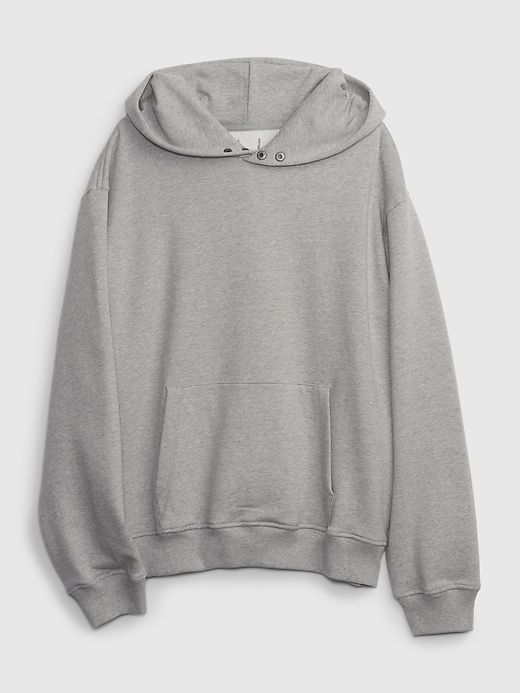 Snap-Button Heavyweight Hoodie sold by GAP product image thumbnail 4