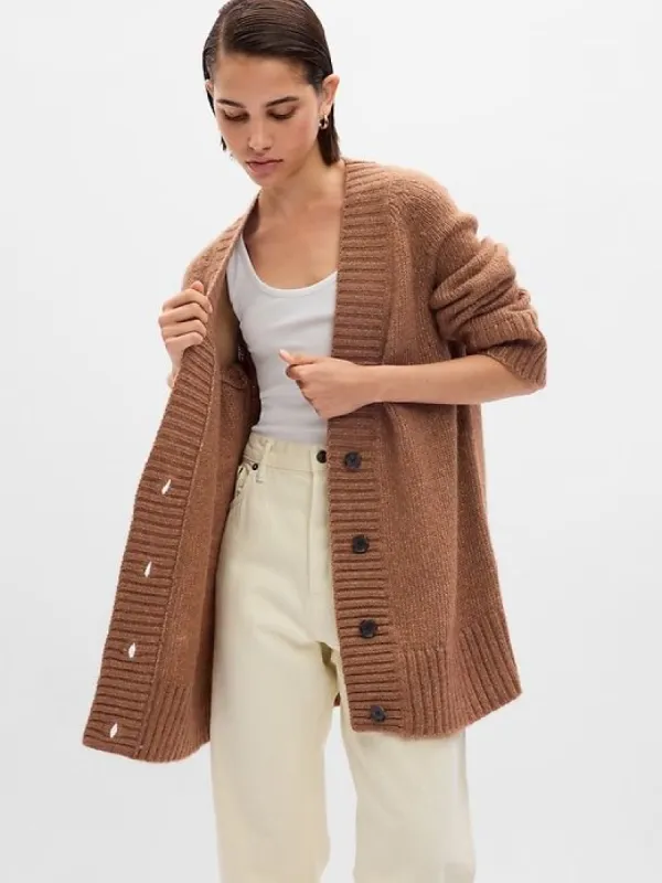 Blanket Boyfriend Cardigan sold by GAP