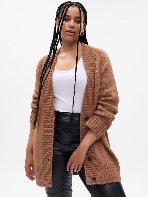 Blanket Boyfriend Cardigan sold by GAP product image thumbnail 4