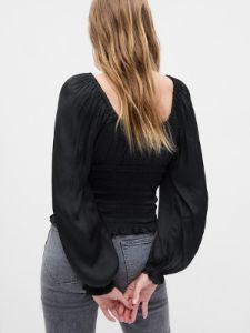 Smocked-Waist Top sold by GAP