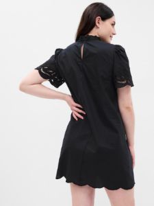 Eyelet Lace Puff Sleeve Mini Dress sold by GAP