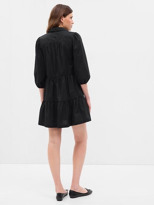 Tiered Mini Shirtdress sold by GAP product image thumbnail 2
