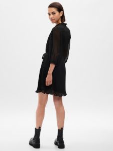 Swiss Dot Pleated Mini Dress sold by GAP