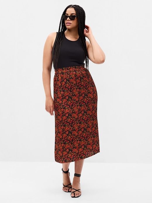Floral Midi Skirt sold by GAP product image thumbnail 4