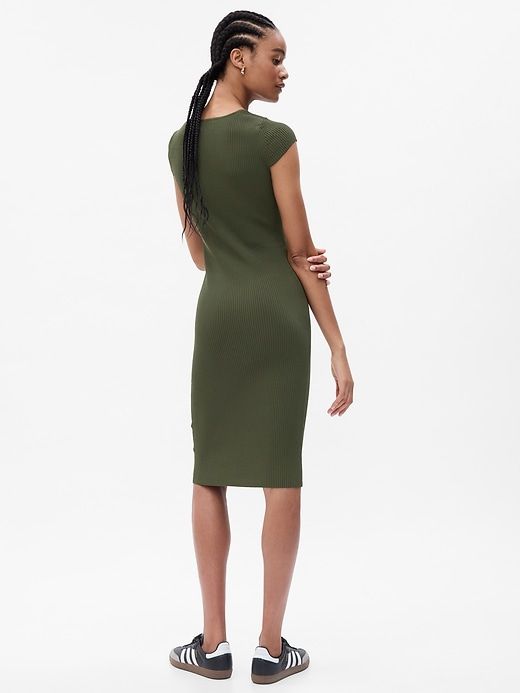 Sweetheart Rib Midi Dress sold by GAP product image thumbnail 2