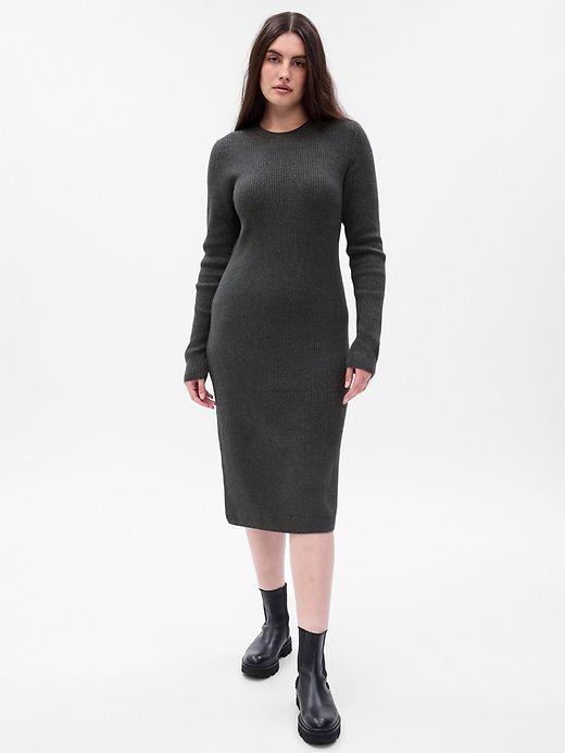 CashSoft Midi Sweater Dress sold by GAP product image thumbnail 4