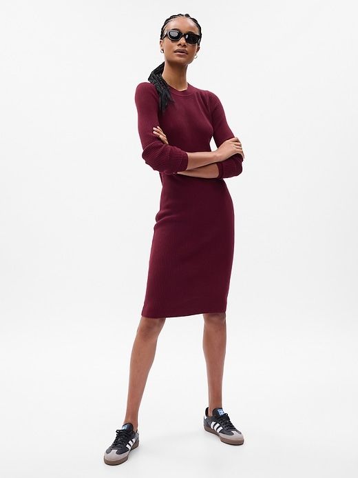 CashSoft Midi Sweater Dress sold by GAP