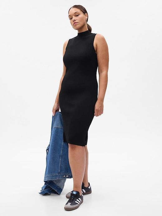 Rib Midi Sweater Dress sold by GAP product image thumbnail 5