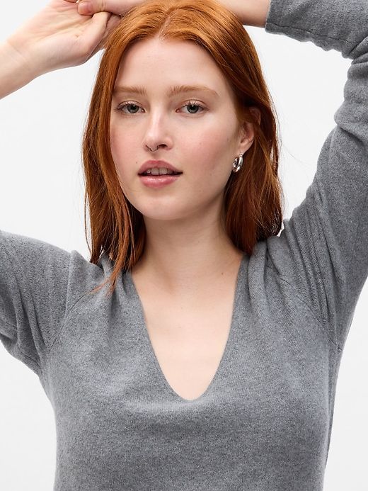 CashSoft Midi Sweater Dress sold by GAP product image thumbnail 4