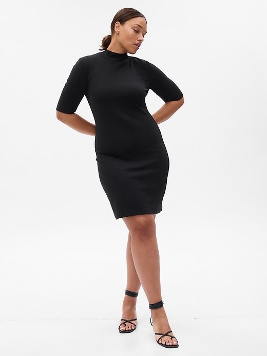 Modern Mockneck Mini Dress sold by GAP product image thumbnail 4