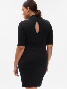 Modern Mockneck Mini Dress sold by GAP