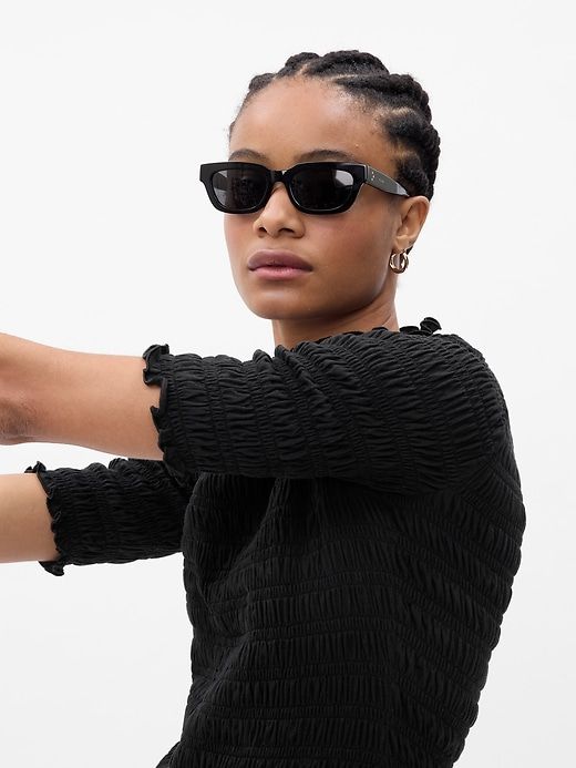 Smocked Mini Dress sold by GAP product image thumbnail 4