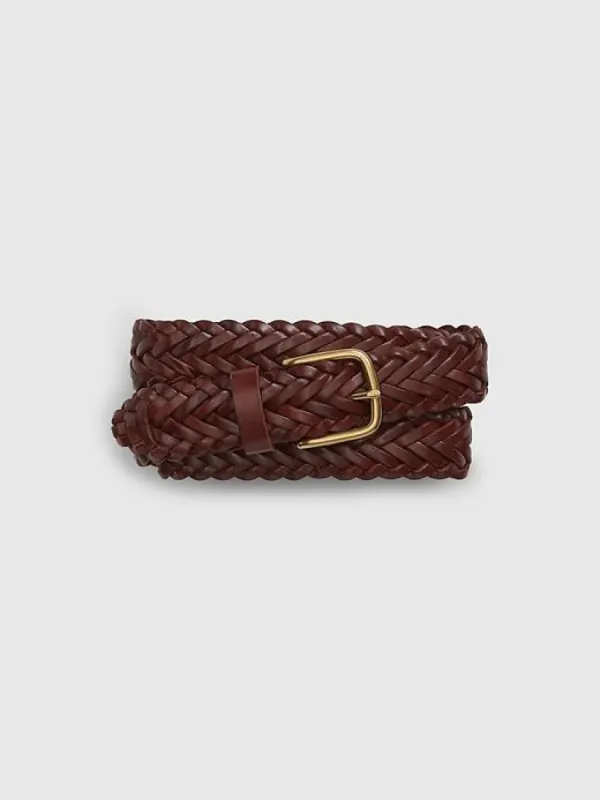 Braided Leather Belt sold by GAP
