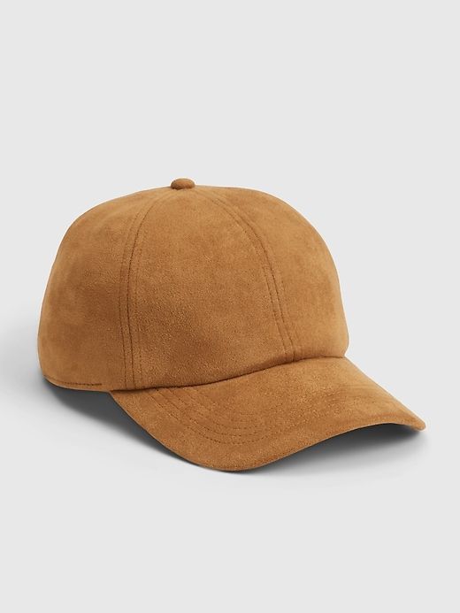 Faux-Suede Baseball Hat sold by GAP