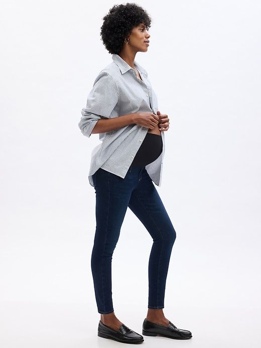 Maternity Full Panel Skinny Jeans sold by GAP product image thumbnail 3