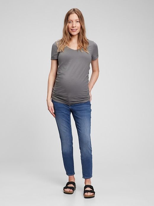 Maternity Inset Panel Skinny Jeans sold by GAP