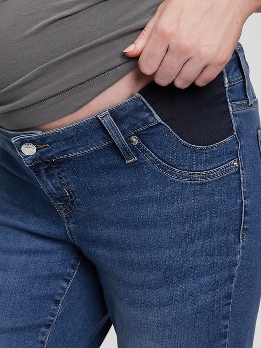 Maternity Inset Panel Skinny Jeans sold by GAP product image thumbnail 3