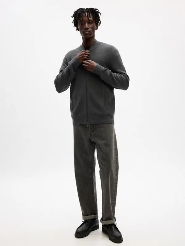 CashSoft Bomber Sweater Jacket sold by GAP