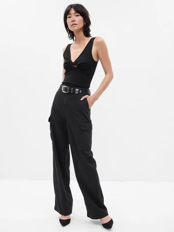 Twill Loose Cargo Pants sold by GAP