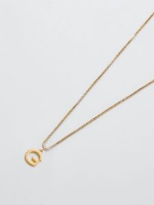 Gold Dainty Initial Necklace sold by GAP