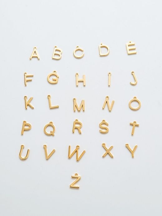 Gold Dainty Initial Necklace sold by GAP product image thumbnail 3