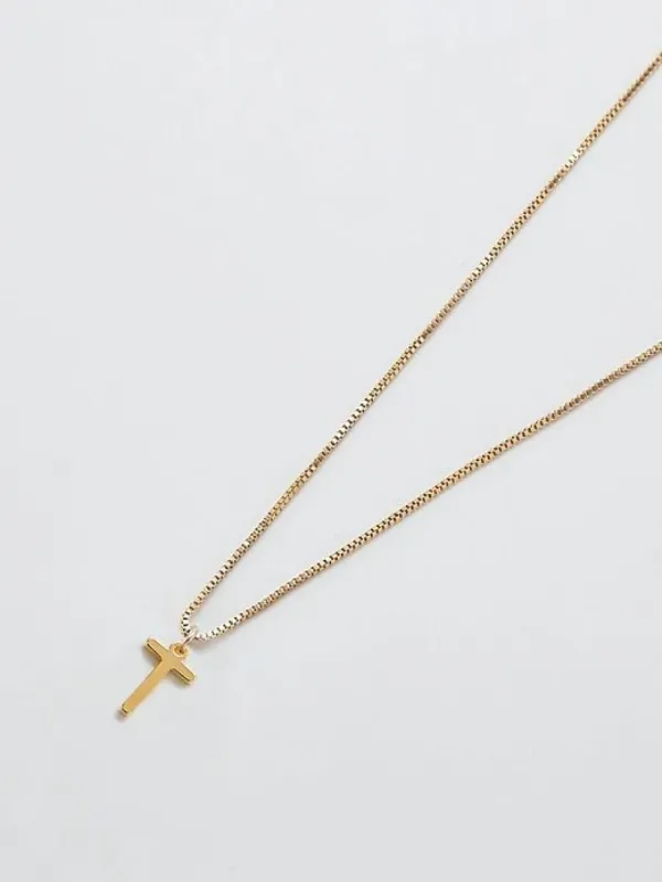 Gold Dainty Initial Necklace sold by GAP