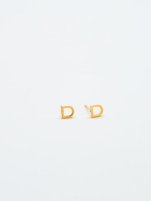 Gold Initial Earrings sold by GAP