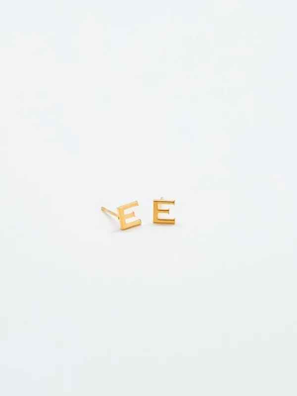 Gold Initial Earrings sold by GAP