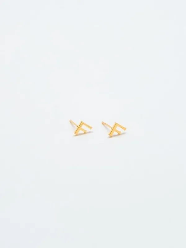 Gold Initial Earrings sold by GAP