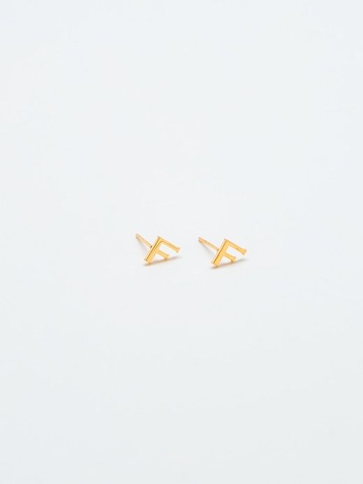 Gold Initial Earrings sold by GAP