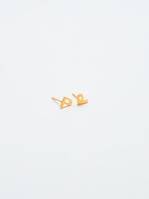 Gold Initial Earrings sold by GAP