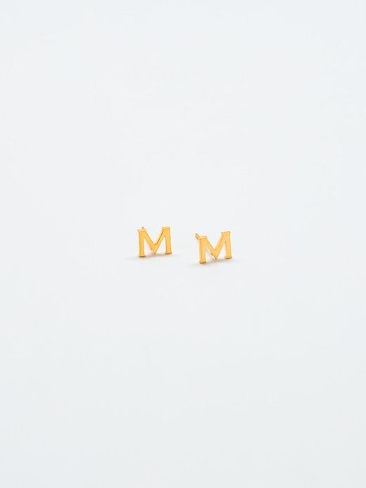 Gold Initial Earrings sold by GAP