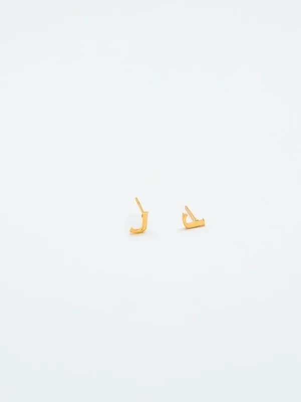 Gold Initial Earrings sold by GAP