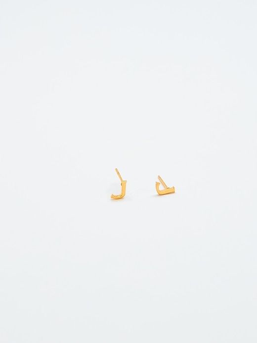 Gold Initial Earrings sold by GAP