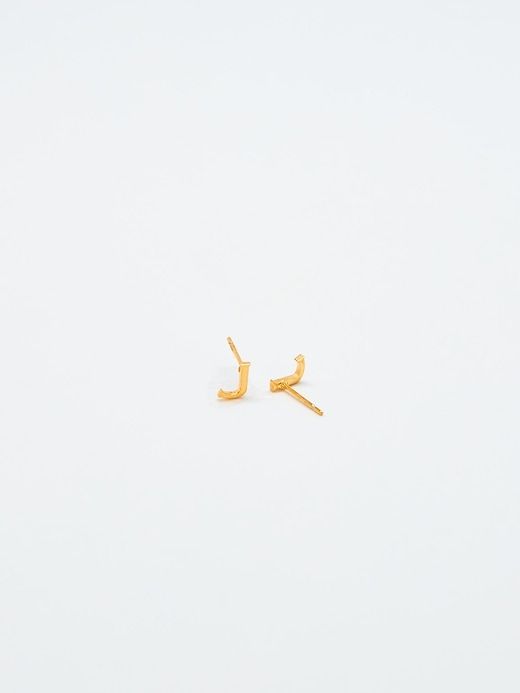 Gold Initial Earrings sold by GAP product image thumbnail 2