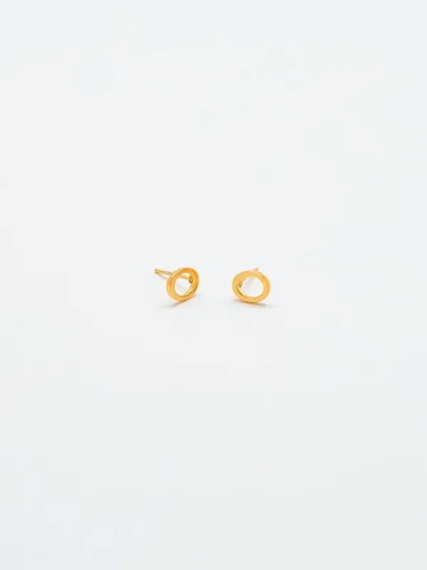 Gold Initial Earrings sold by GAP