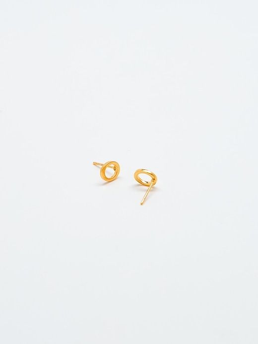 Gold Initial Earrings sold by GAP product image thumbnail 2