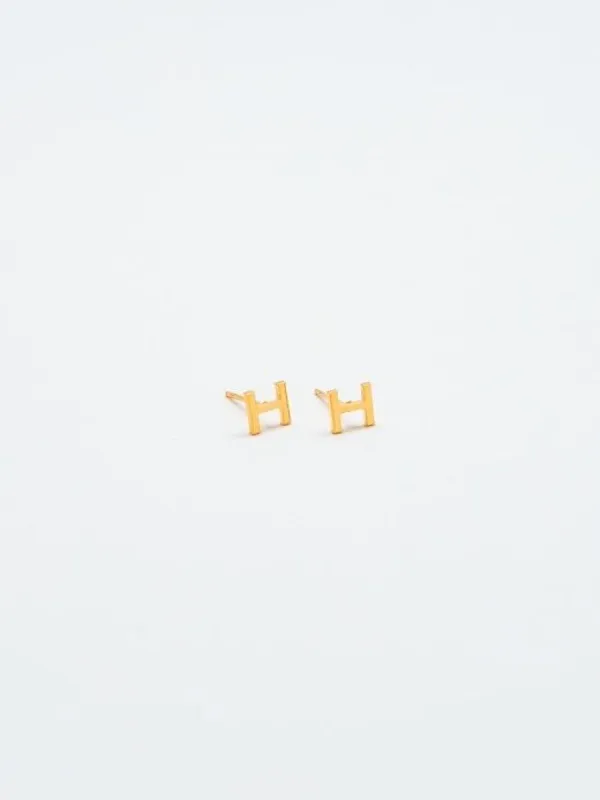 Gold Initial Earrings sold by GAP