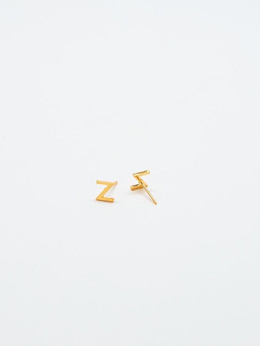 Gold Initial Earrings sold by GAP