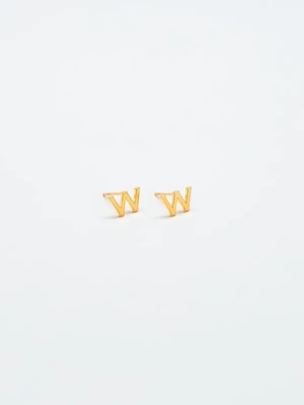 Gold Initial Earrings sold by GAP