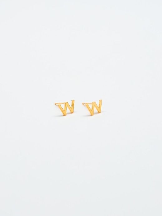 Gold Initial Earrings sold by GAP
