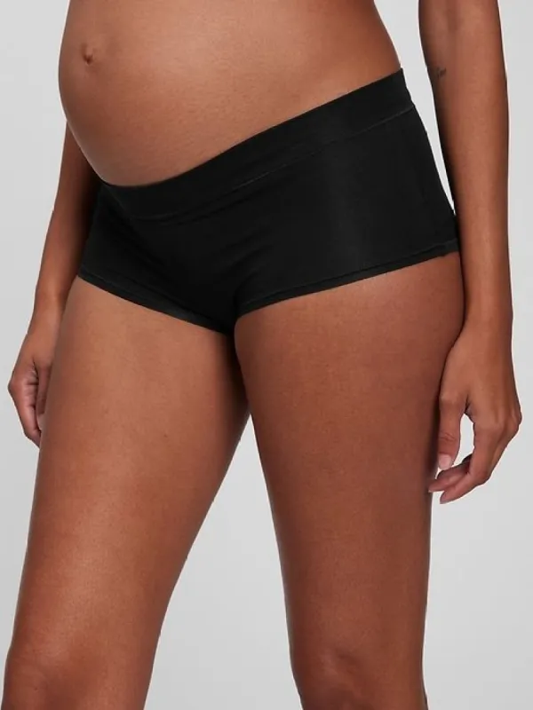 Maternity Cotton Stretch Shorty sold by GAP