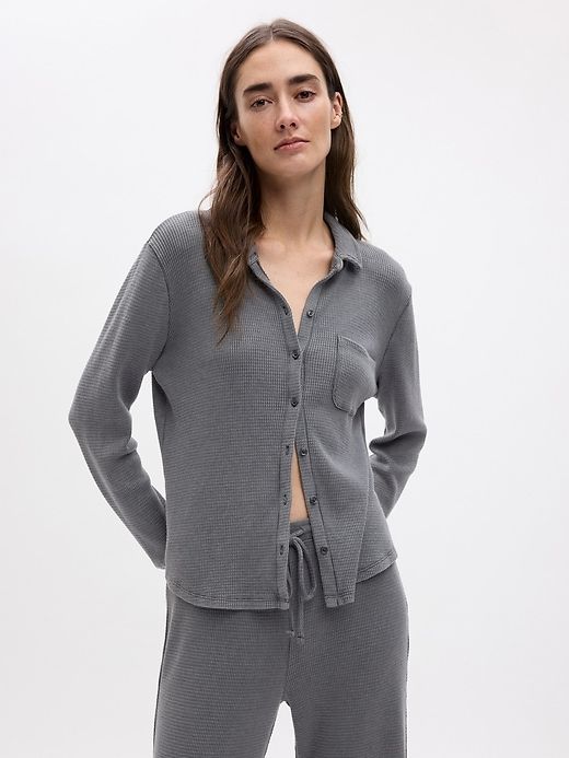 Waffle PJ Shirt sold by GAP
