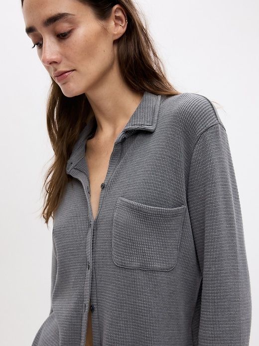 Waffle PJ Shirt sold by GAP product image thumbnail 3