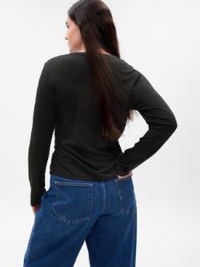Mini Rib Ruched T-Shirt sold by GAP