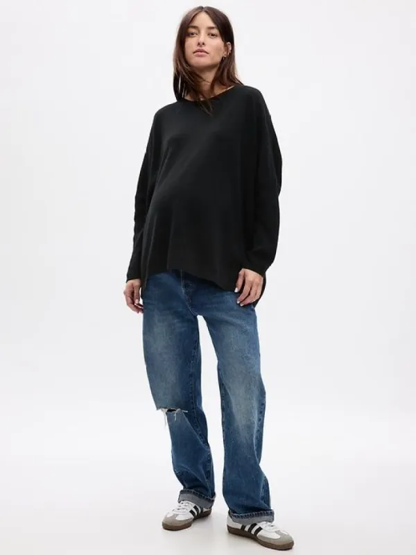 Maternity Relaxed Sweater sold by GAP