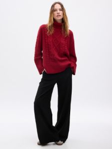24/7 Split-Hem Cable-Knit Sweater sold by GAP