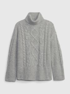 24/7 Split-Hem Cable-Knit Sweater sold by GAP