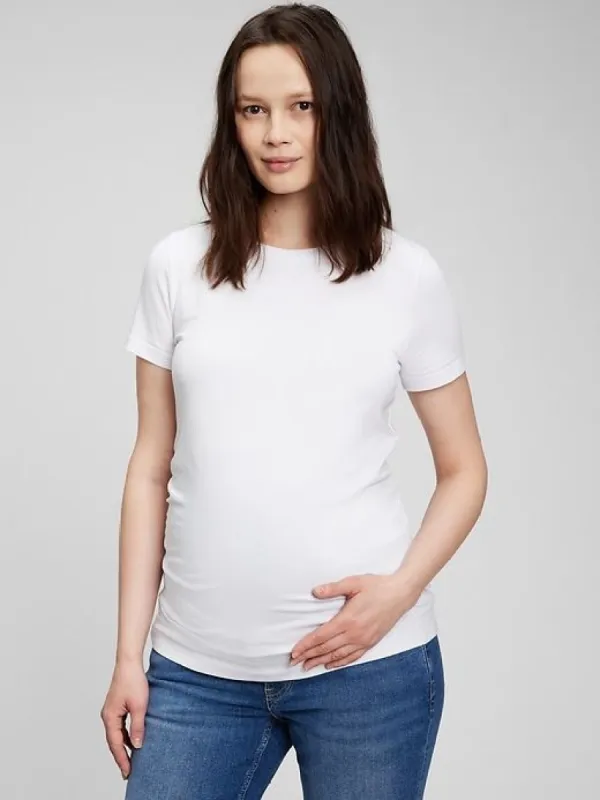 Maternity Cotton Vintage Crew T-Shirt sold by GAP